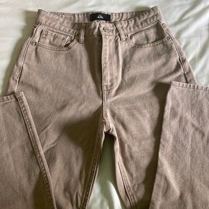 Quiksilver brown jeans.
